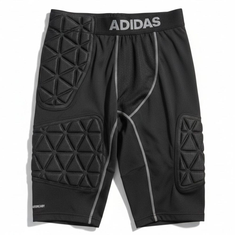Adidas Men's Medium Football Girdle 5-Pad Smash Black Compression Shorts